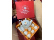 ẤM CHÉN SỨ IN LOGO THƯƠNG HIỆU CỬA HÀNG VẬT TƯ NÔNG NGHIỆP DƯ PHÁT 