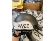 NÓN BẢO HIỂM GIẢ DA IN LOGO