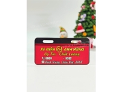 BIỂN SỐ XE ĐIỆN IN LOGO CỬA HÀNG XE ĐIỆN ANH HÙNG 