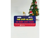 BIỂN SỐ XE ĐIỆN IN LOGO CHO CỬA HÀNG THẾ GIỚI XE AEZ – XE ĐIỆN ANH TUẤN 