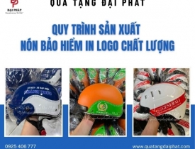 QUY TRÌNH SẢN XUẤT NÓN BẢO HIỂM IN LOGO CHẤT LƯỢNG