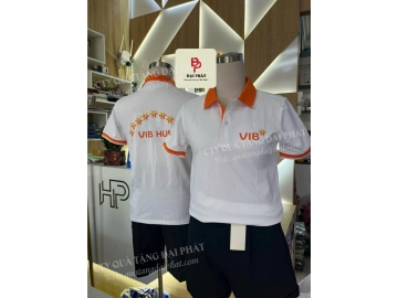 NGÂN HÀNG VIB ĐẶT MAY ÁO THUN IN LOGO 