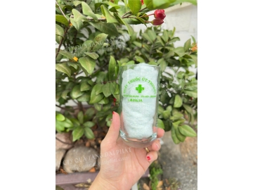 LY THỦY TINH IN LOGO CHO NHÀ THUỐC ÚT THƯƠNG
