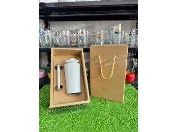 SET BÌNH GIỮ NHIỆT + BÚT QUÀ TẶNG IN LOGO THƯƠNG HIỆU TẠI QUÀ TẶNG ĐẠI PHÁT