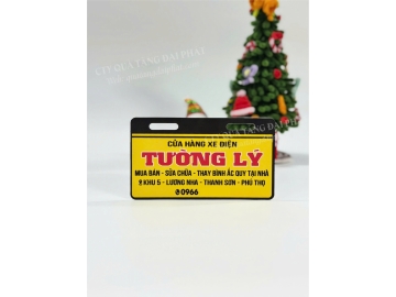 IN BIỂN SỐ XE ĐIỆN LOGO CỬA HÀNG XE ĐIỆN TƯỜNG LÝ