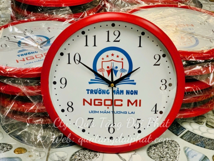 ĐỒNG HỒ TREO TƯỜNG HÌNH TRÒN IN LOGO