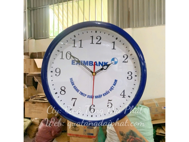 ĐỒNG HỒ TREO TƯỜNG HÌNH TRÒN IN LOGO